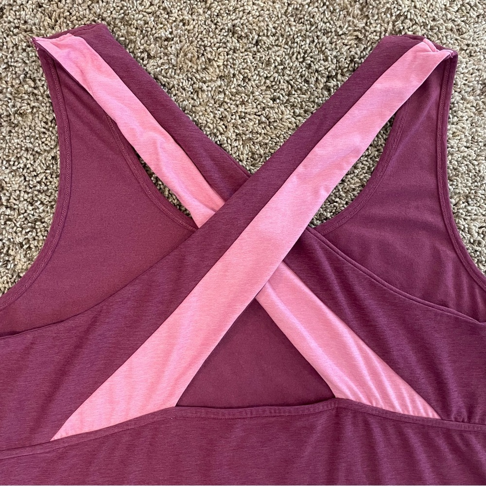 We Wander StitchFix WeFlex Gabbi Cross-Back Tank Top, Purple, Size XL - Picture 12 of 15